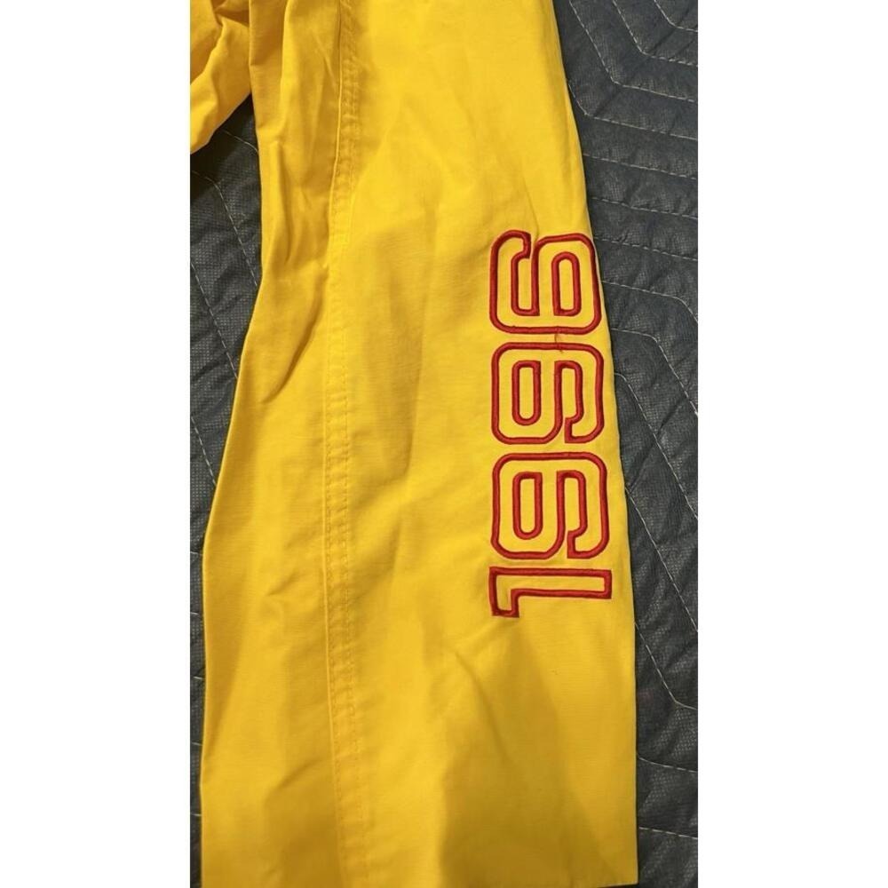 Forever 21 Men Yellow Sport Zone 1996 Pullover Windbreaker Jacket Size L - Picture 12 of 14